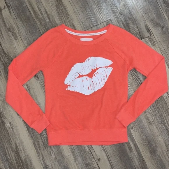 Victoriaβs Secret Kiss Sweatshirt - Picture 1 of 5